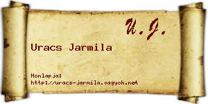 Uracs Jarmila névjegykártya